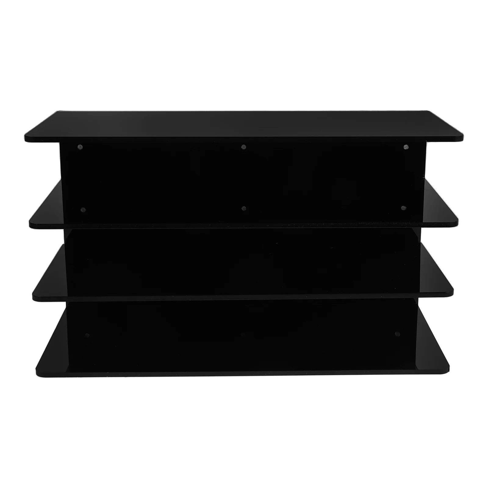 

3 Tier Acrylic Keyboard Stand Desktop Tray Black Keyboard Mouse Riser Organizer Storage Rack for Office Home