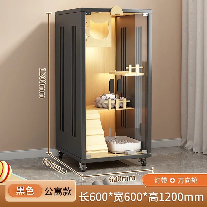 

Клетка для кошек, негабаритная свободное пространство, роскошная вилла, домашний домашний шкаф-гнездо