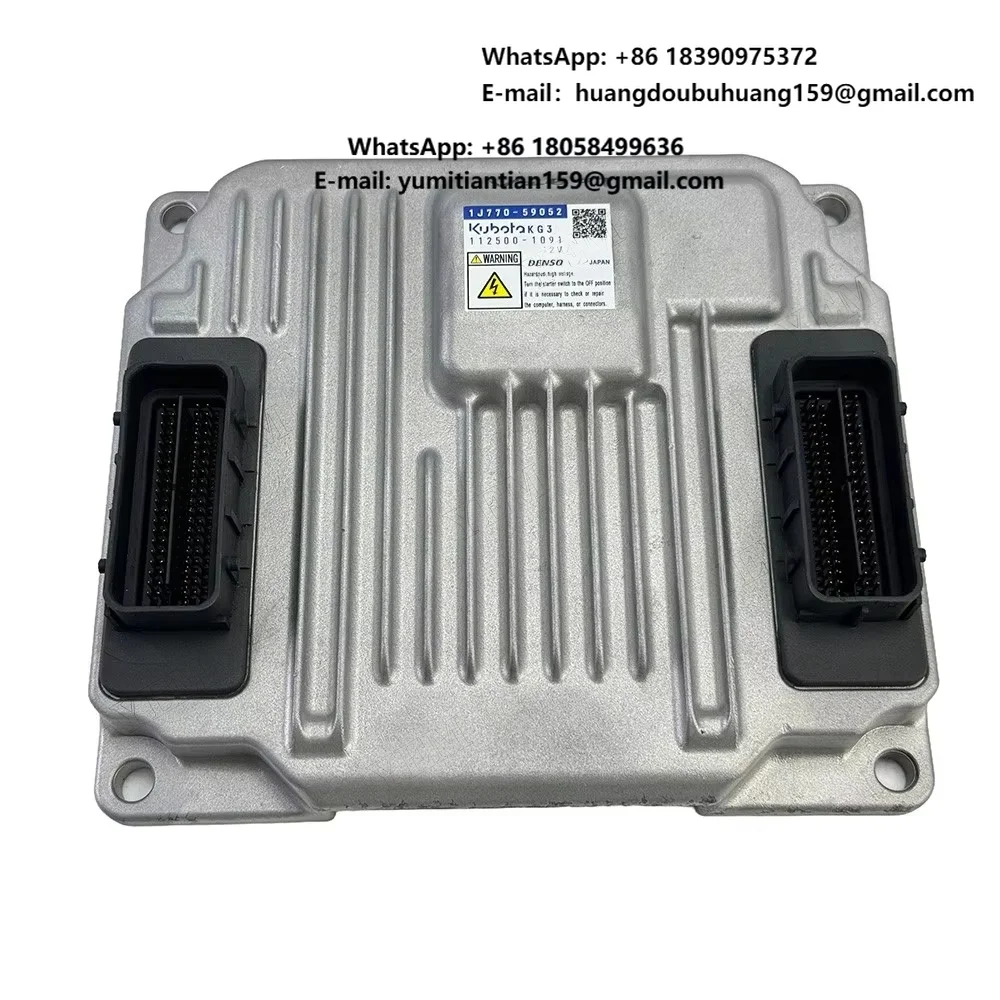 

В наличии: ЭБУ (ECU) / Блок управления двигателем (ECM) 1J770-59052, 112500-1091, 1J770-59051 для двигателей Kubota V2607, V3307, V3800. Запчасти для строительной техники.