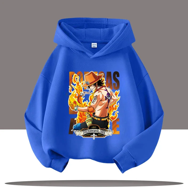 

Hot One Pieces Hoodie Set Kids Luffy Clothes Boys Girls Clothing Children's Jersey Sports Suit Autumn Hoodie Pants 2-piece Set
