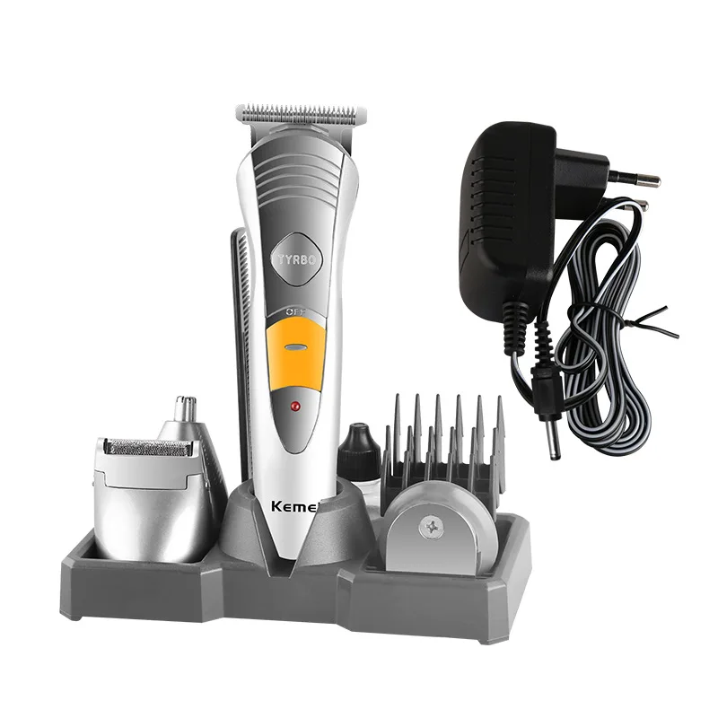 Kemei KM-580A Multifunctional 7 in 1 Home Full Personal Care Razor Nose Hair Trimmer Hair Clipper