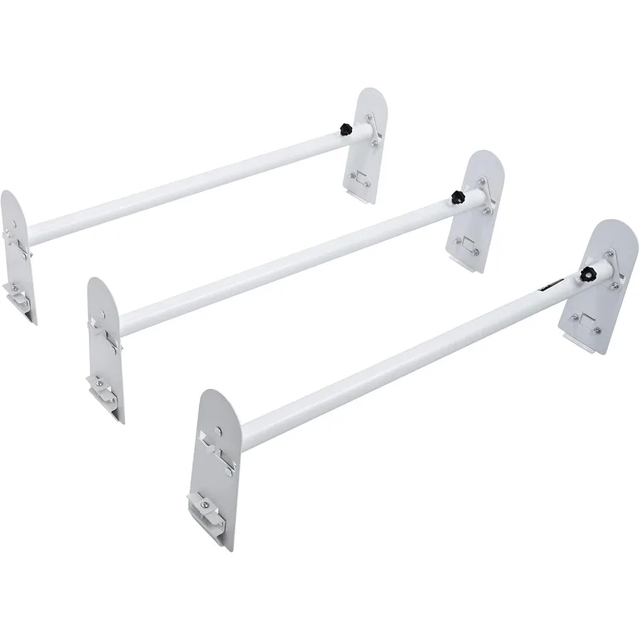 

Стойки-лестницы для фургона, 40,2 дюйма,74,8 дюйма, регулируемые стойки для фургонов, емкость 750 фунтов, стойки для лестниц на крыше из легированной стали, стойки для дождевых желобов C