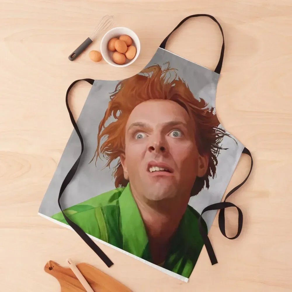 

Drop Dead Fred Magical Realism Digital Portrait with Smoky Background Apron home women Kitchen Apras Man Women's Dresses Apron