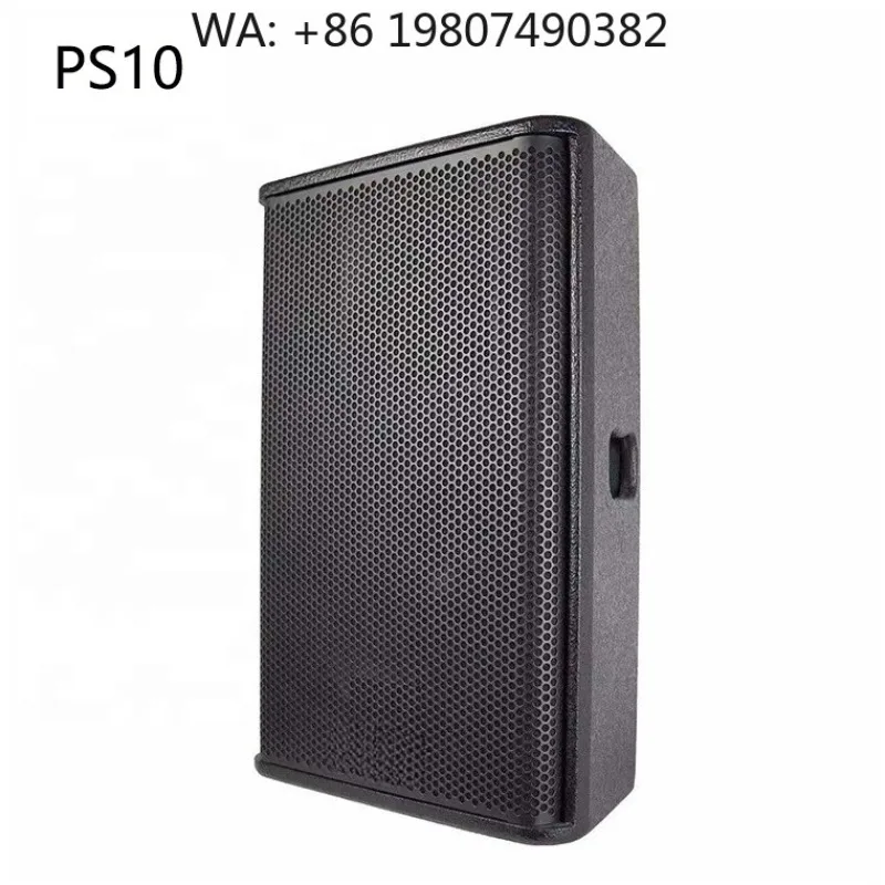 10 Inch 2-Way Wooden Full Frequency Passive Speaker Home Karaoke KTV Stage Audio System