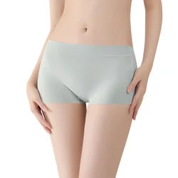 Plus Size Shorts Mid-rise Safety Short Pants New Ice Silk Seamless Shorts Under the Skirt Underwear for Women Panties Women's