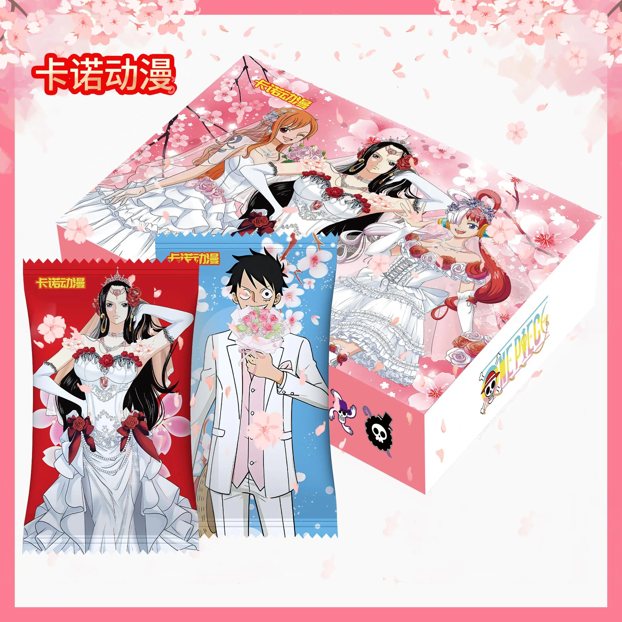 

One Piece Wedding Collection Cards Rare Booster Box Pack Anime Luffy Zoro Nami Chopper TCG Children Birthday Gifts Table Toys