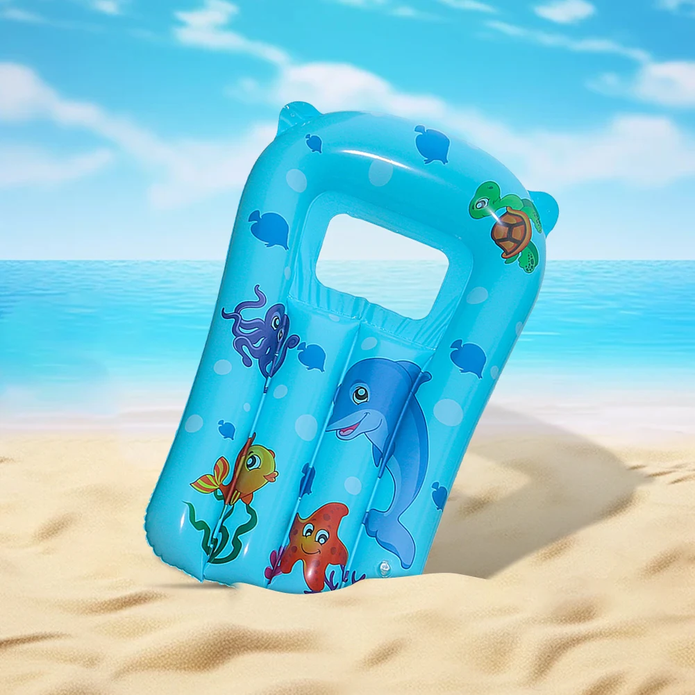 

Надувной плавающий матрас-шезлонг для детей, утолщенный, милый, для отдыха на воде