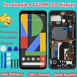 AAA Super AMOLED For Google Pixel 4 LCD Display Touch Screen Digitizer Assembly Replacement LCD For Google Pixel 4 G020I display