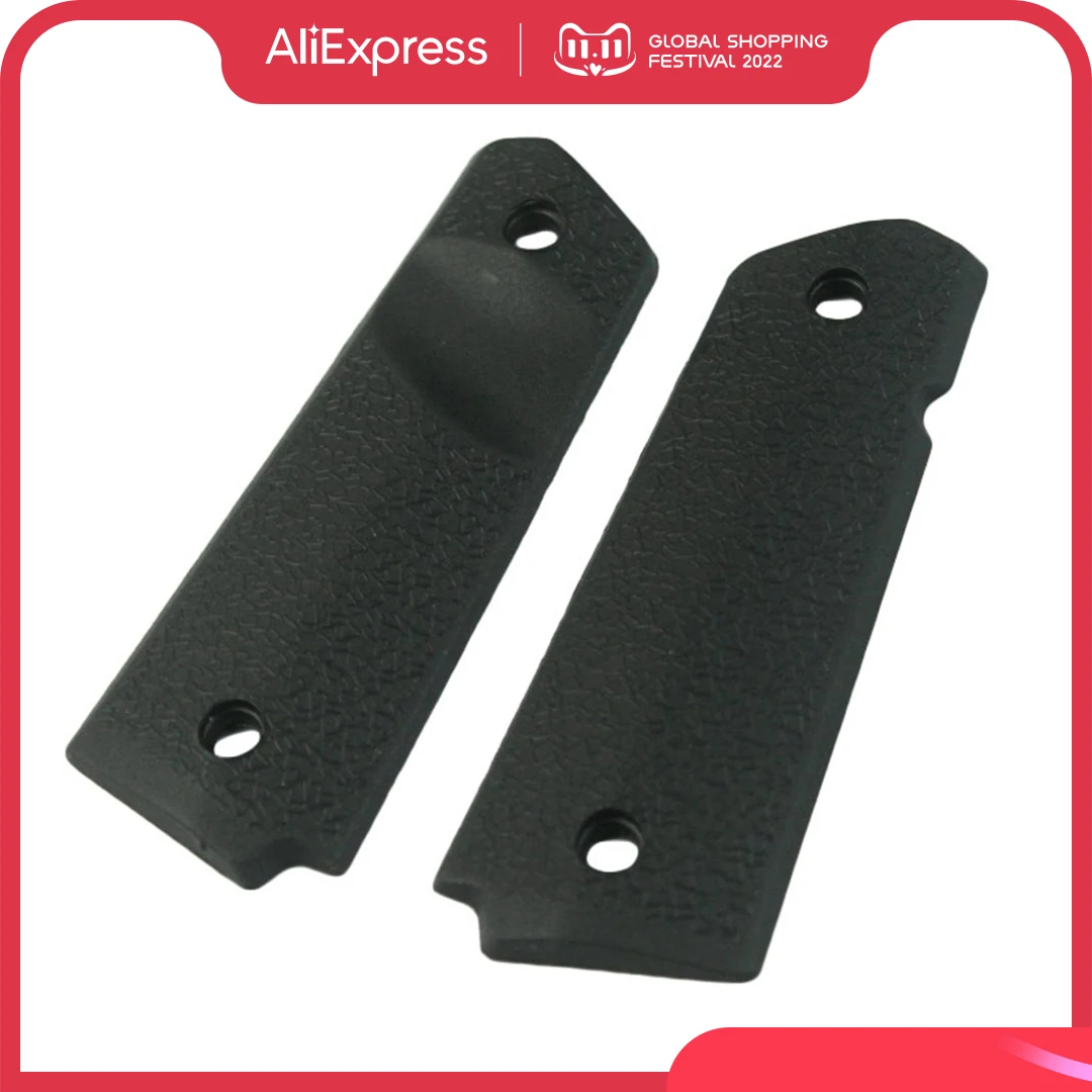 1 Pair Grips Patch Nylon Non-slip Cover Handle Slabs Scales Replacement for 1911 Grips Model Tools Accessories