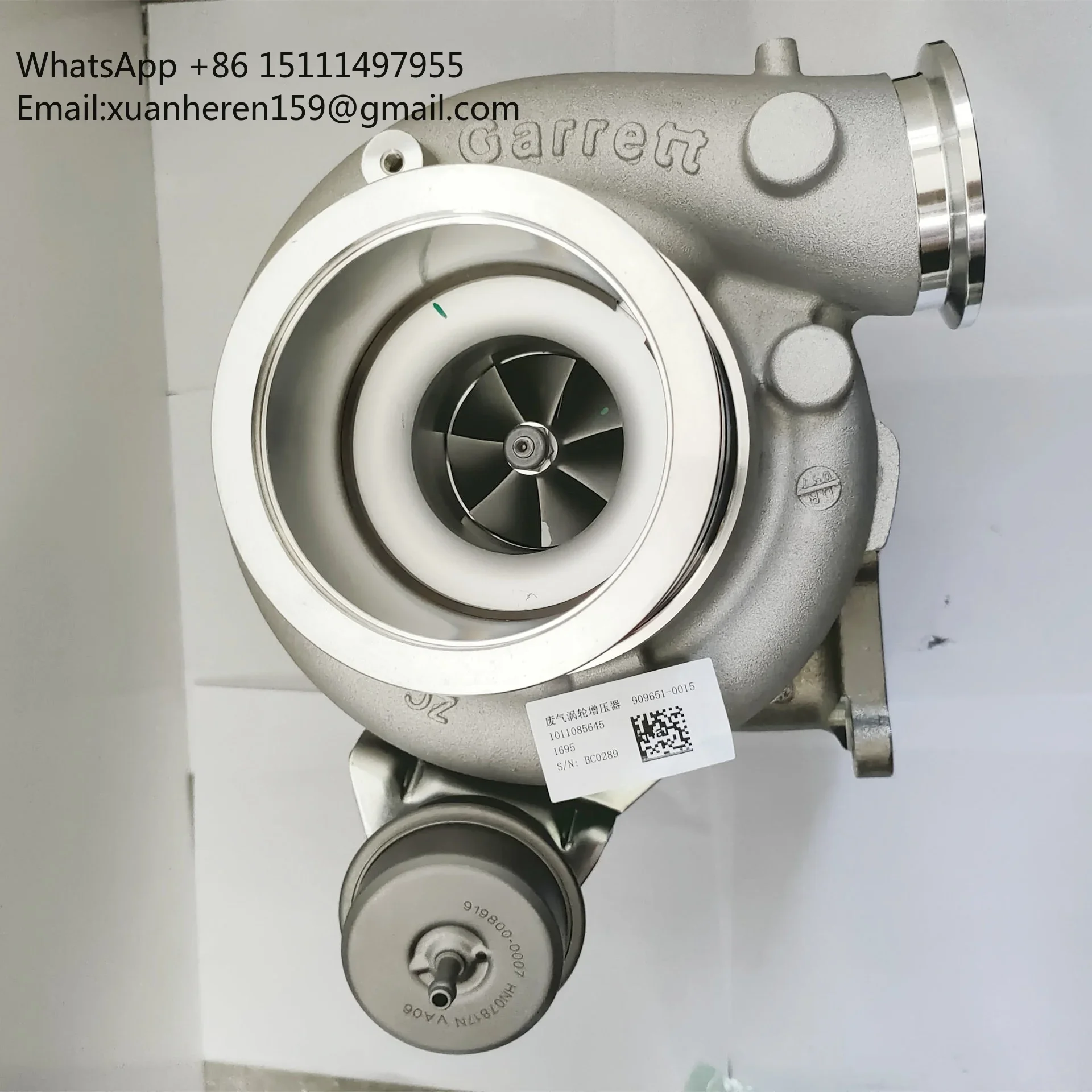 Original Factory Weichai Turbocharger for Shacman Truck New Condition Model 1011085645