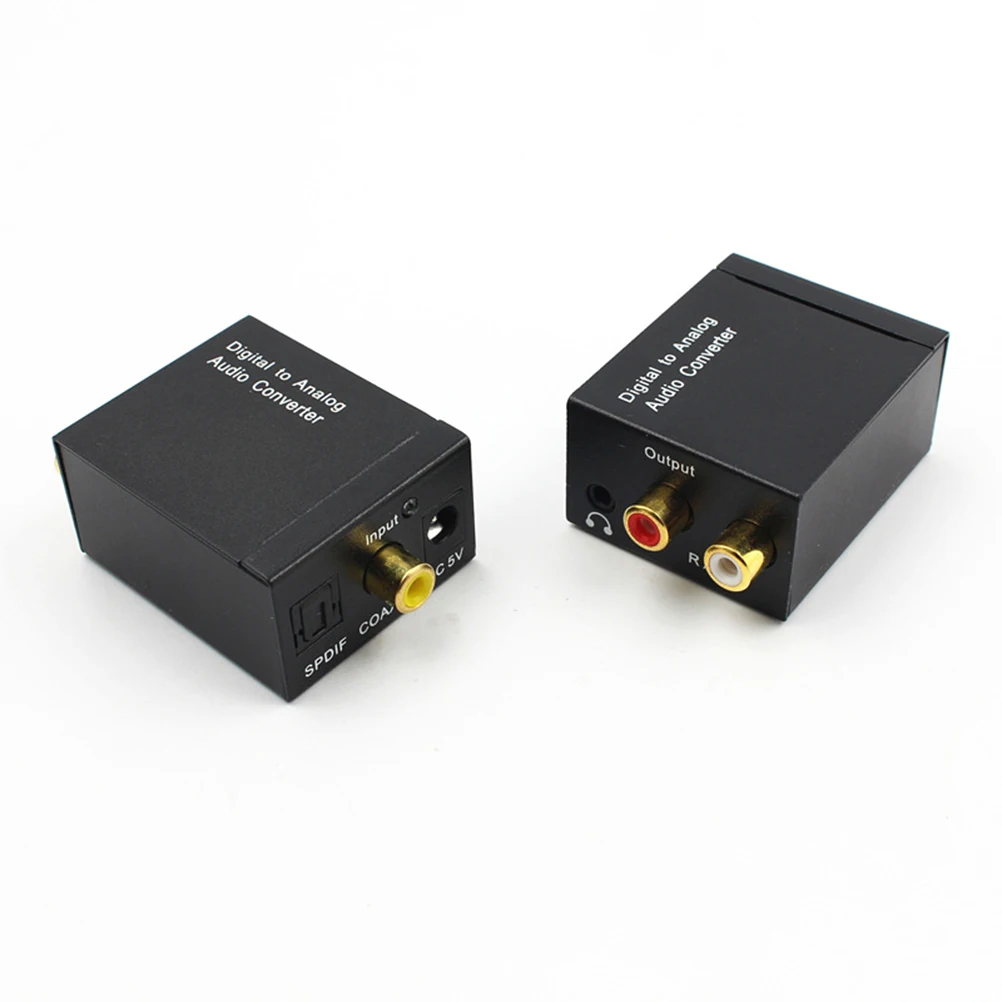 

Digital To Analog Audio Converter 100-240V Input 3.5Mm Jack Output 32 44.1 48 96Khz Sampling Rate Conversion