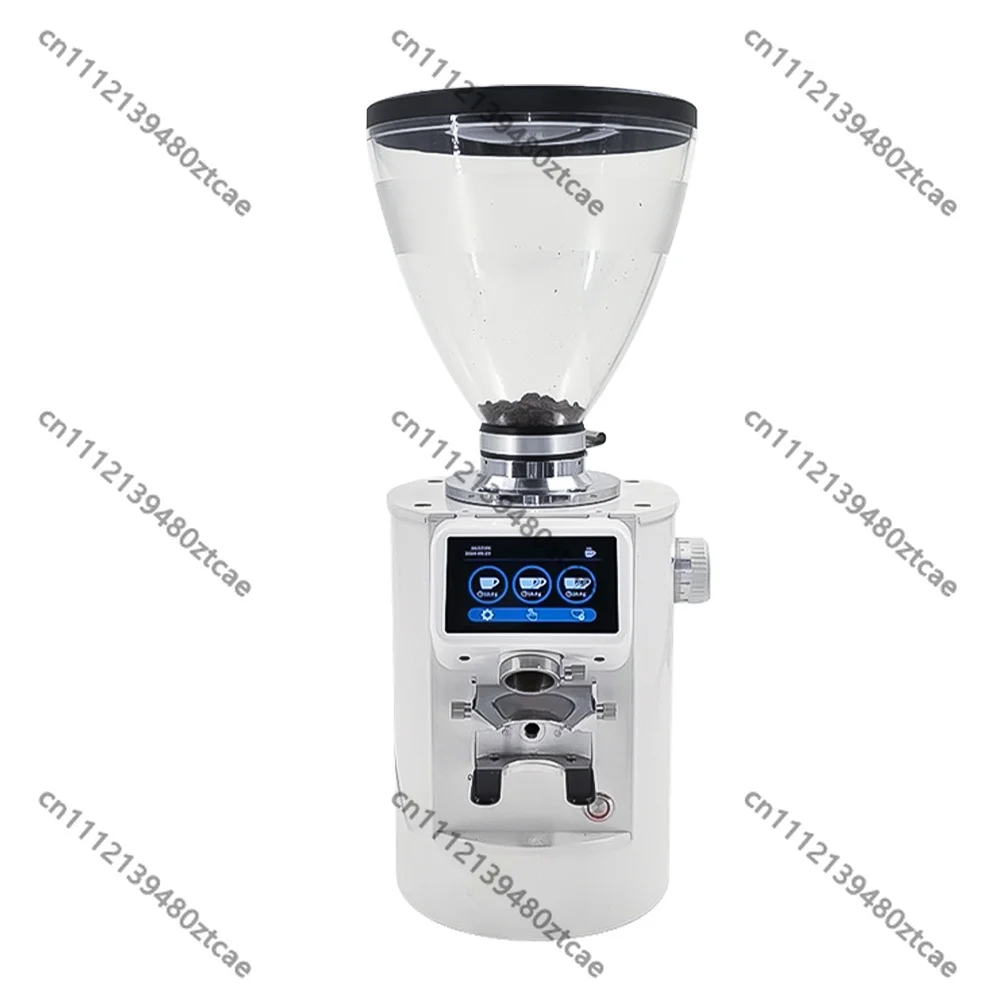 90mm Espresso Grinder Built-in Weighing & Time Quantitative Titanium Flat Burr