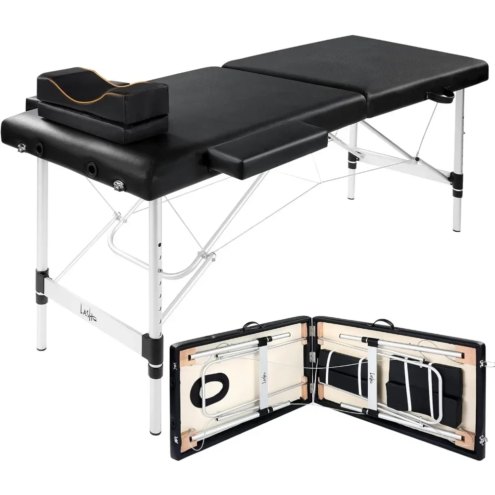 Lash Bed for Lash Extensions Portable Lash Bed Massage Table with Eyelash Pillow Esthetician Bed Salon Table Spa Table