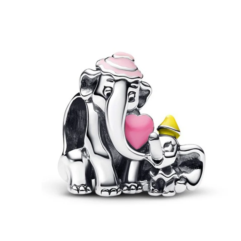 925 Silber Potdemiel Disney Mickey Stitch Toy Story Charm Anhänger Passend für Halskette Original Armband DIY Edles Damen-Partygeschenk