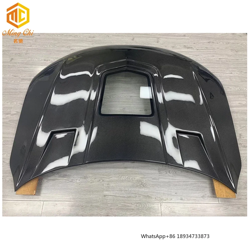 A6 S6 RS6 A7 S7 RS7 carbon hood transparent glass hood is suitable for Audi A6 S6 RS6 A7 S7 RS7