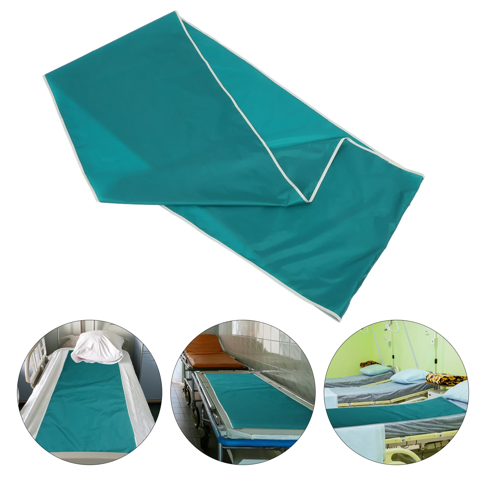 

Простыня, скользящая ткань для ухода за прикутой к постели пациента, поворотное позиционирование, 180X75 см, зеленое гладкое силиконовое дно