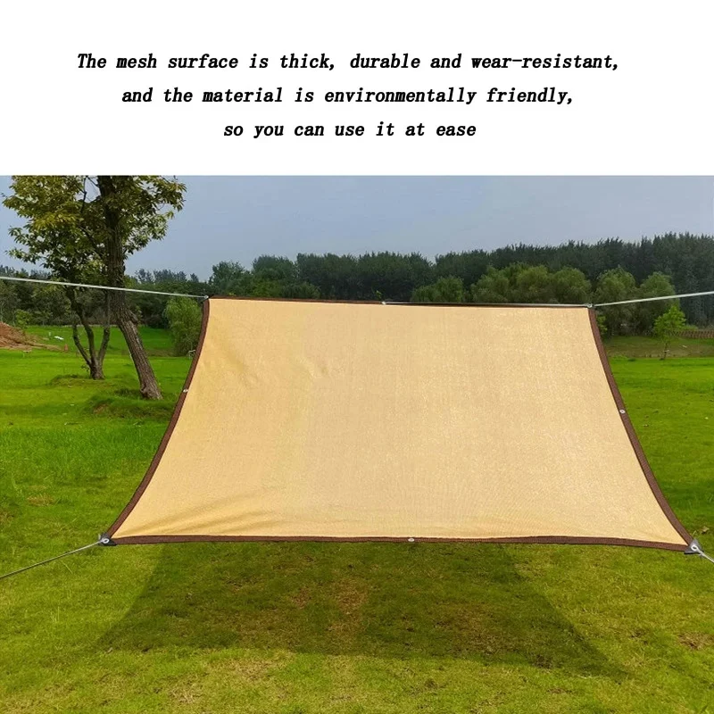 Shaded outdoor patio, privacy fence screen, outdoor gap shade net, high-density shade net with copper grommets, UV-resistant and breathable, for gardens, courtyards, lawns and dog houses