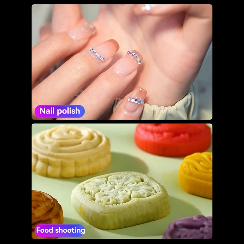 Mini RGB كامل اللون ملء الضوء LED المحمولة الغلاف الجوي الفيديو الضوئي لكاميرات SLR وكاميرات الفيديو