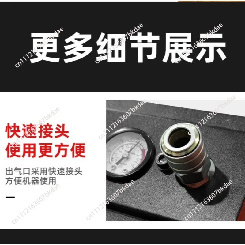 High Power Rechargeable Wireless Air Compressor Dual Barometer Lithium Battery Inflator For Car Tire Inflation  Power Tool