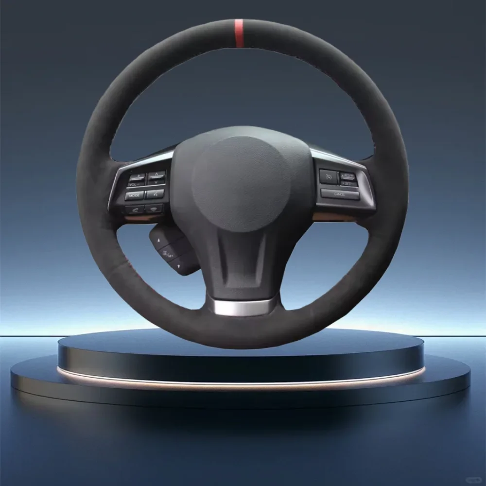 

Сшитый вручную замшевый чехол на руль автомобиля для Subaru Forester 2013 2014-2016 Legacy 2012-2014 Outback 2012-2014 XV Lmpreza