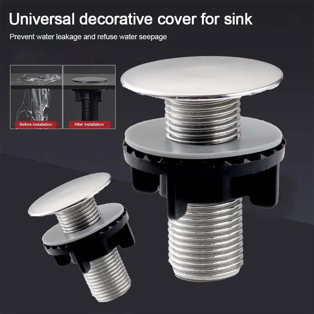 Useful Anti-leakage Faucet Hole Cover Water Stopper Drainage Seal Kitchen Sink Plug Washbasin Decorative Plug