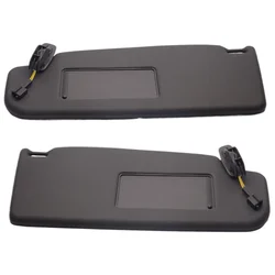 5U0 857 551 5U0 857 552 Pair Black Front Left Right Blind Sun Visor With Cable For VW Golf 4