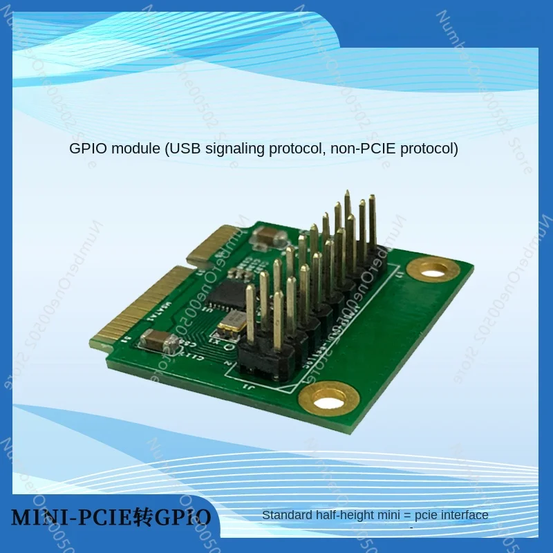 Mini PCIE to GPIO Module 17Bit Provides SDK File Package USB Protocol Signal