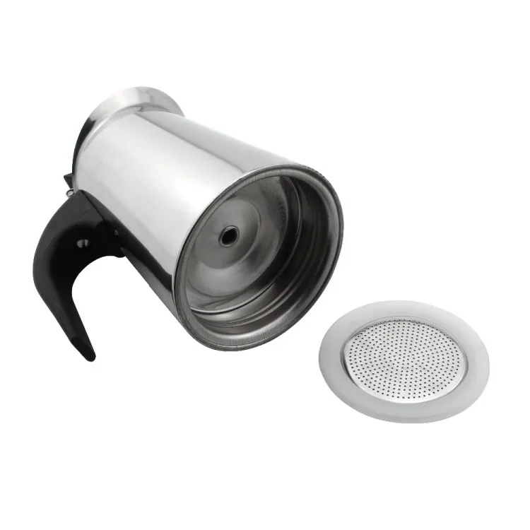 آلة صنع وعاء موكا من الفولاذ المقاوم للصدأ من موكا إكسبريس