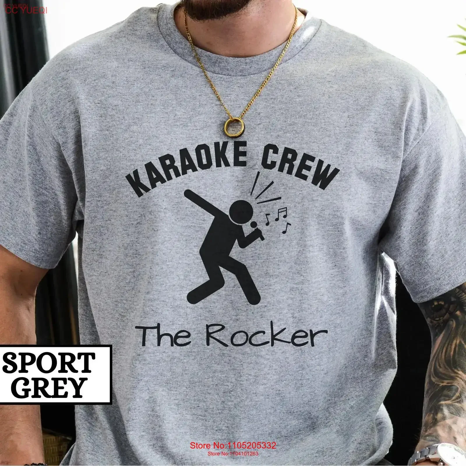Karaoke Crew Group Camiseta a juego para la competencia nocturna Nombre en la manga Singer Matched Girls Out vintage Lavado Casual