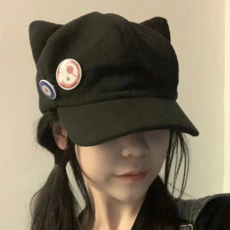 New Century Gospel Warrior brief Fragrance Cat Ear cappello da Baseball anime Cosplay Cartoon Hat