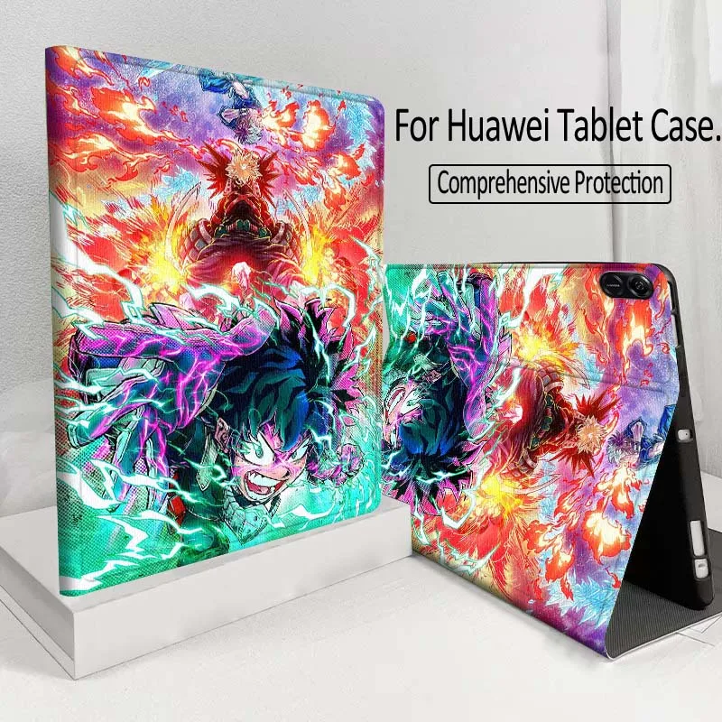 My H-Heros A-Academys For Huawei MatePad M5 T5 SE 11 Pro Honor Tab 5 V7 V8 X9 GT 10.1 10.8 Inch Tablet Case