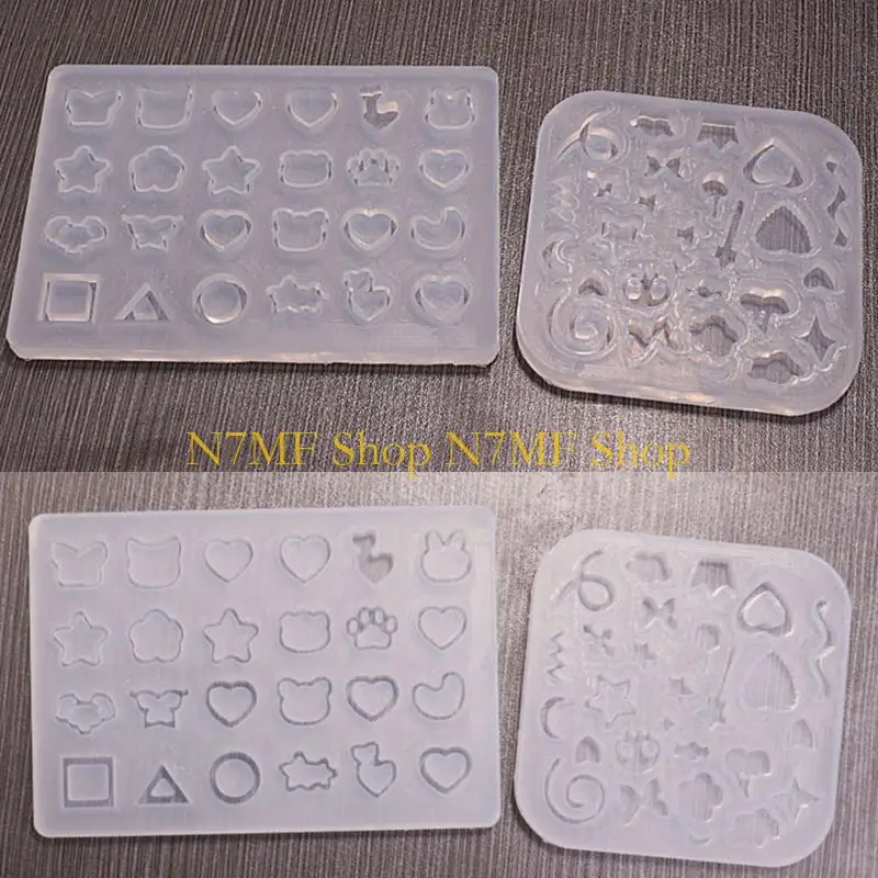 N7MF Quicks و -keychain قالب راتنج القالب الصب القلادة كأس الهز المجوف