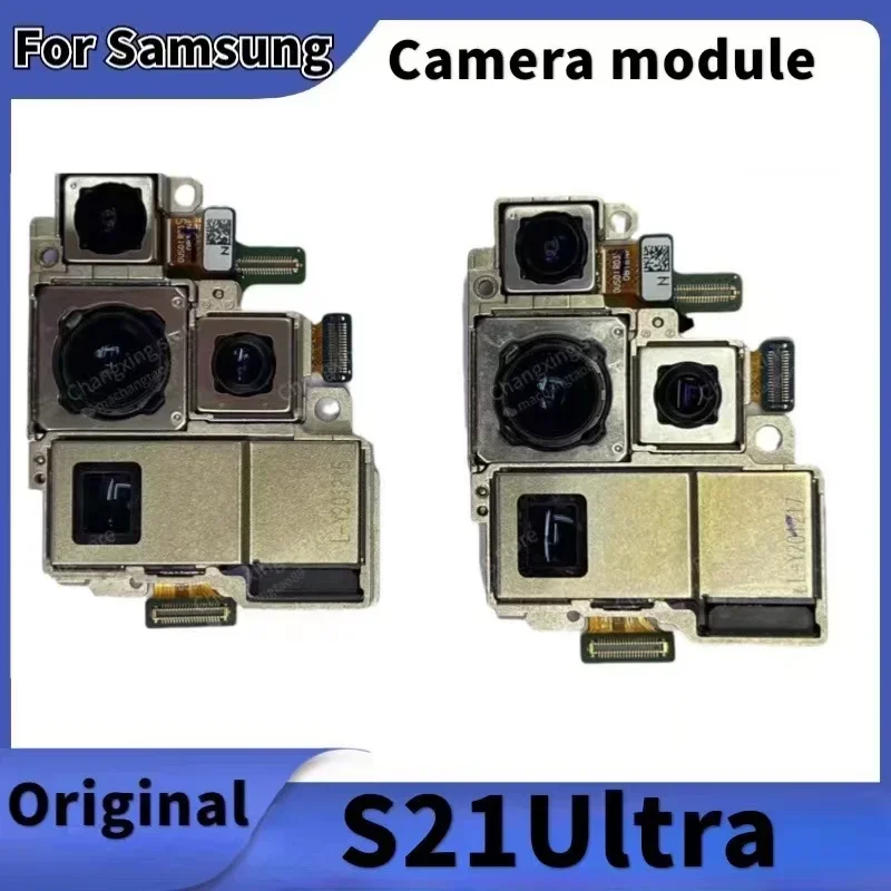 

100% Test OEM rear camera for Samsung Galaxy S21 Ultra G998B G998U G9980 G998N Telephoto Wide Front Camera Flex