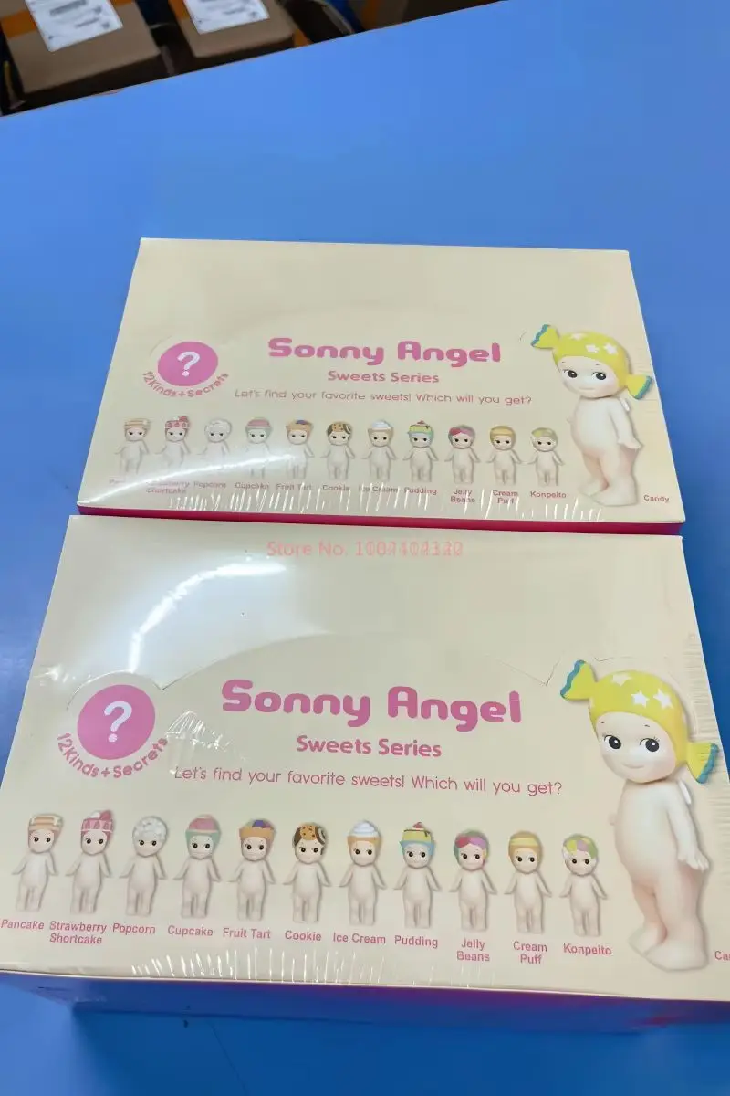 الجديد في المخزون الأصلي سوني الملاك الحلو سلسلة صندوق أعمى لطيف جودة عالية اليدوية سطح المكتب نموذج لجسم صغير هدية عيد ميلاد طفل