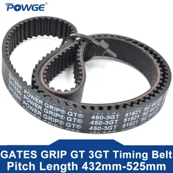 POWGE gate 3GT pasek rozrządu Lp = 432 444 447 450 501 453 456 510 459 462 471 480 486 489 495 504 513 519 522 525 szerokość 6-20 gumy