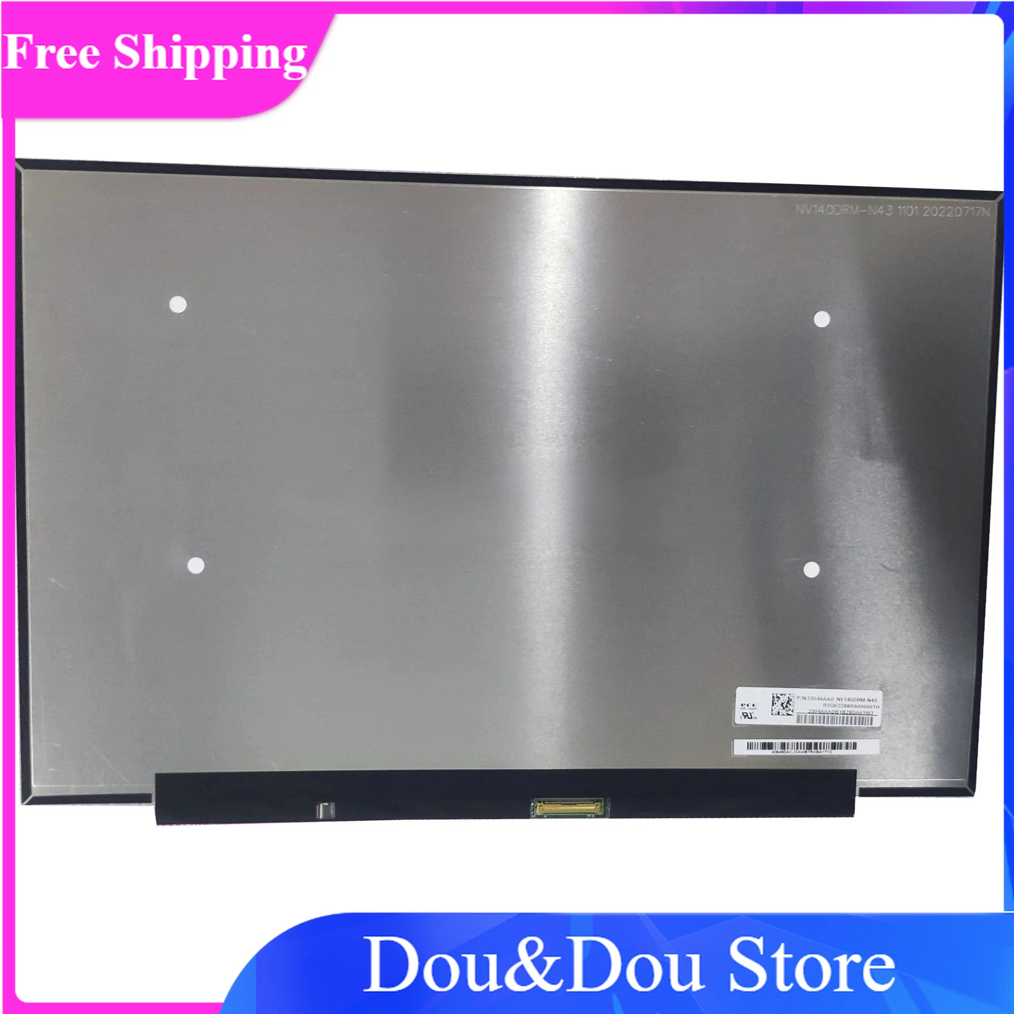 

NV140DRM-N43 14 inch 40pins 2240×1400 Panel Matrix EDP Laptop LCD Touch Screen