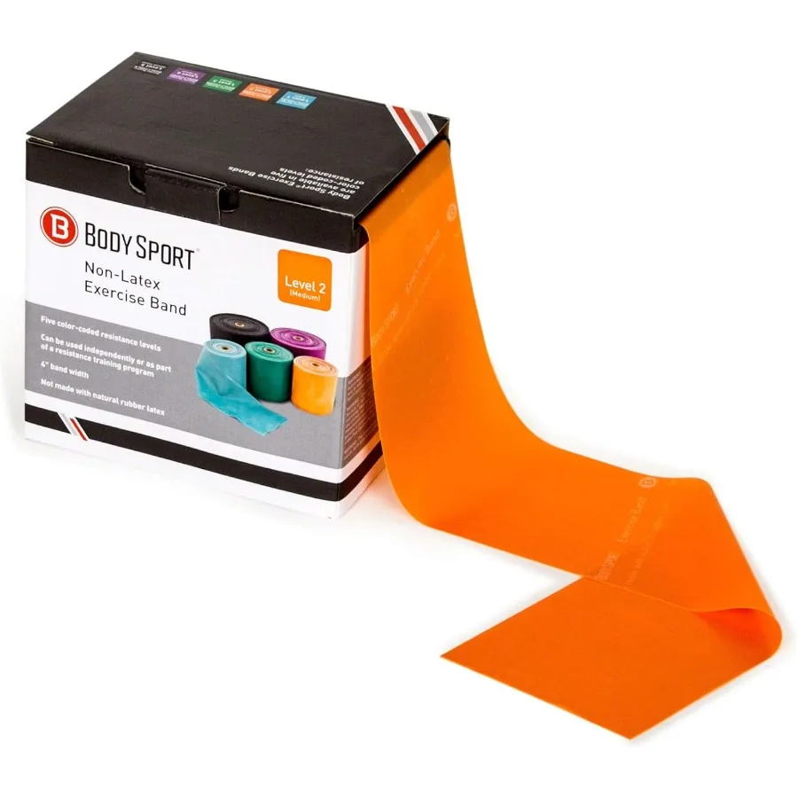 

Группа для упражнений, 50-й дюйм. х 4 дюйма Roll - Фитнес-оборудование для дома и спортзала для растяжки, силовых тренировок и физиотерапии