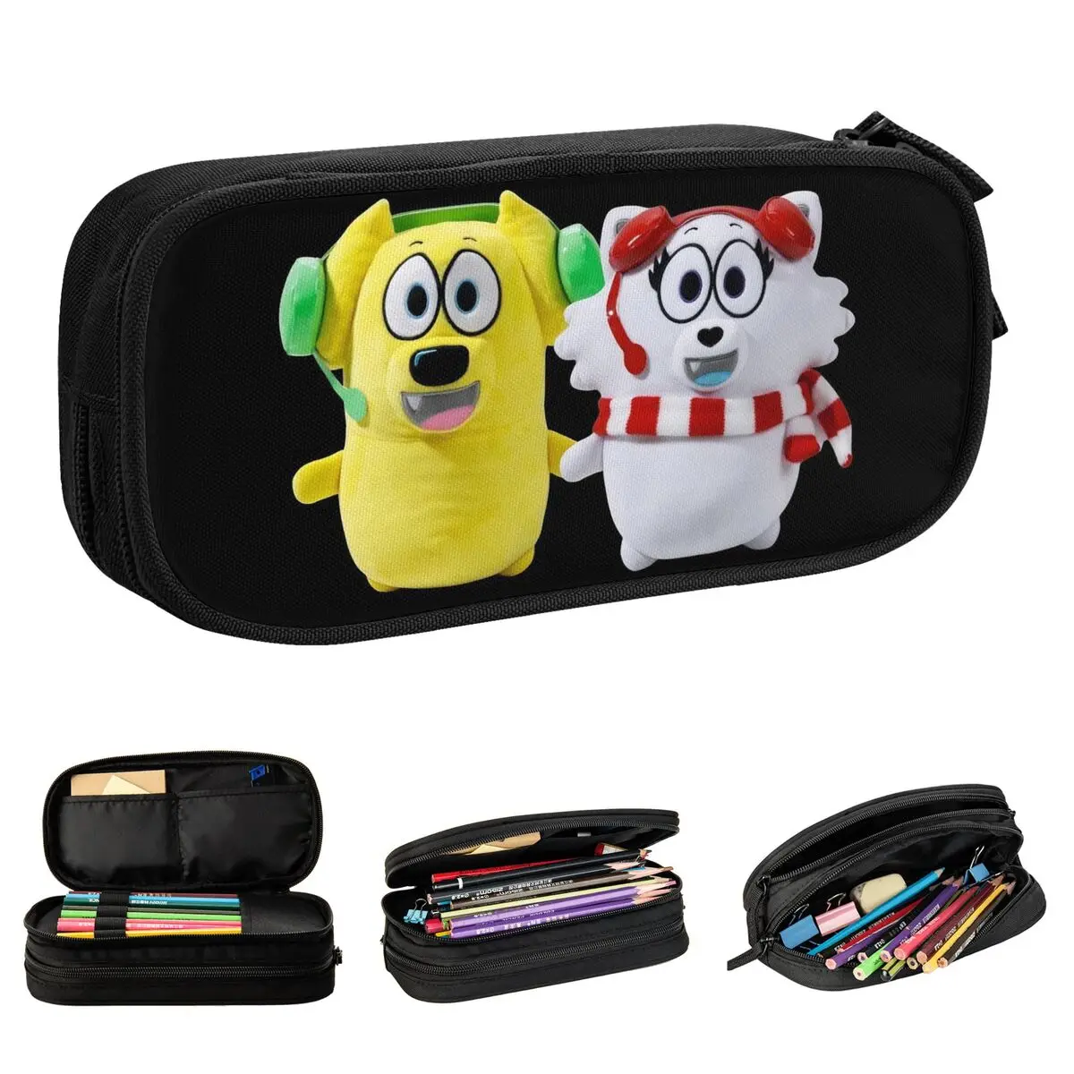 New Tylers And Snowi Gaming Pencil Case Cute Cartoon Pencilcases Pen Holder for Girls Boys Bag Students School Zipper Stationery