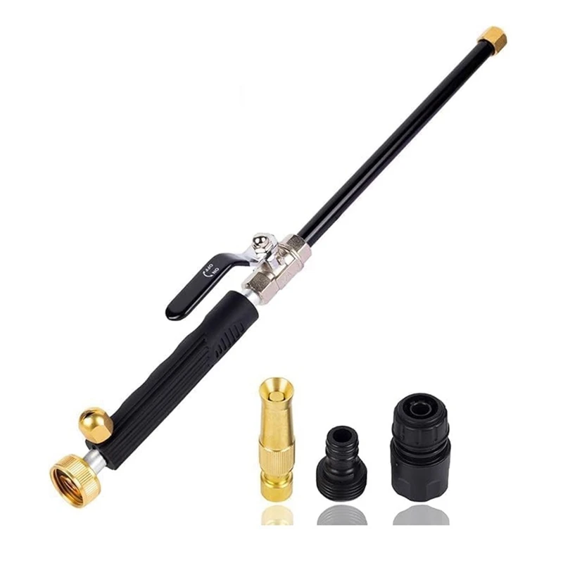 High Pressure Jet Nozzle Power Washer Wand For Garden Hose, With 3 Different Nozzles And Hose Quick Connectors