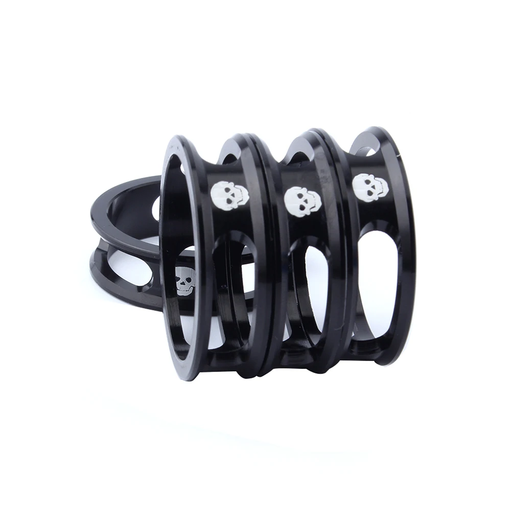 

4pcs 28.6Mm Aluminum Alloy Washer For Road Bike Folding Bike Hollow Cnc Machined Lightweight Spacers Gasket Replacement
