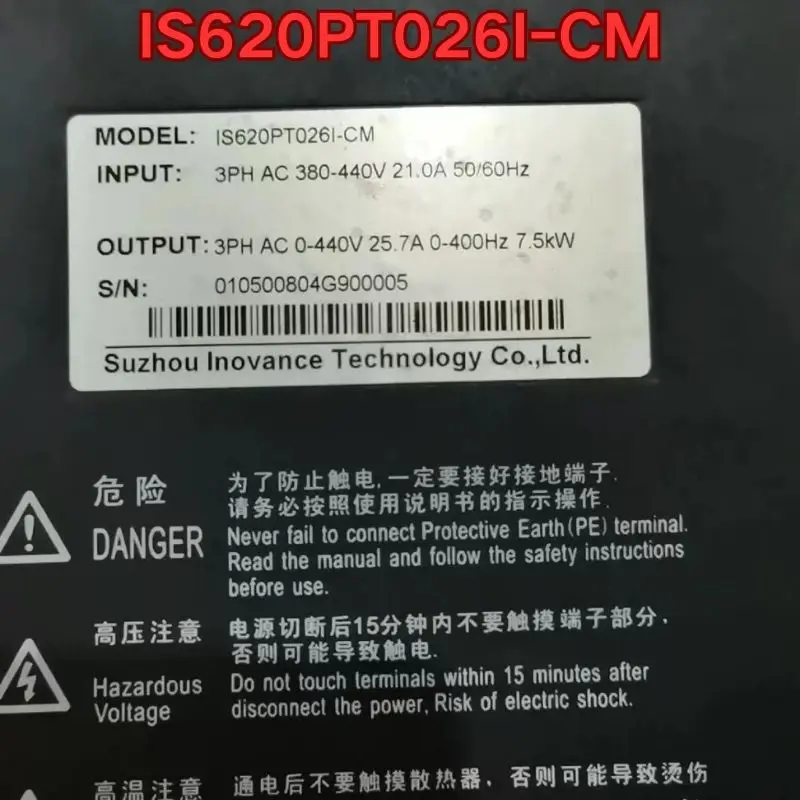 

Бывший в употреблении тест функции сервопривода IS620PT026I-CM обычно. Последнее предложение в листобе 2025 г.