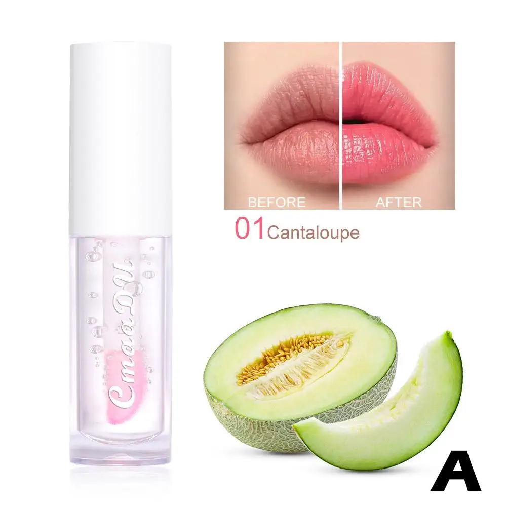 Color Changing Lip Oil Clear Nourishing Lip Gloss Oil Lip Balm Lip Glaze Lip Care Moisturizer for Dry Cracked Lips