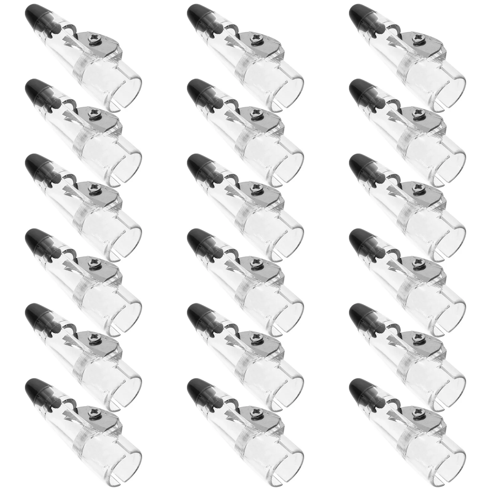 30pcs Manual Pencil Sharpener for Eyeliner Lip Liner Brow Pencils – Plastic Precision Beauty Tool