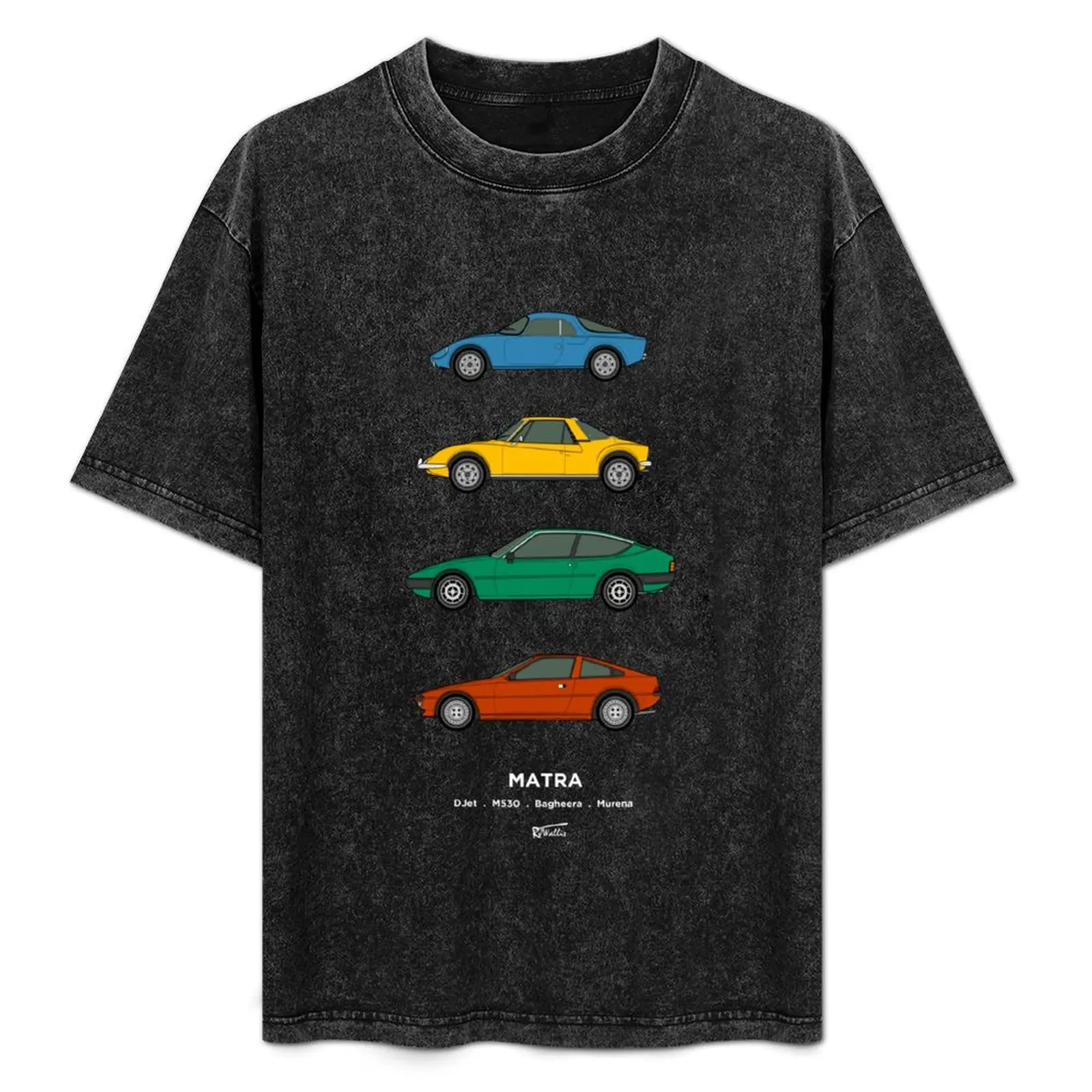 Camiseta de la colección Matra Sports Car, camiseta deportiva de algodón de manga corta