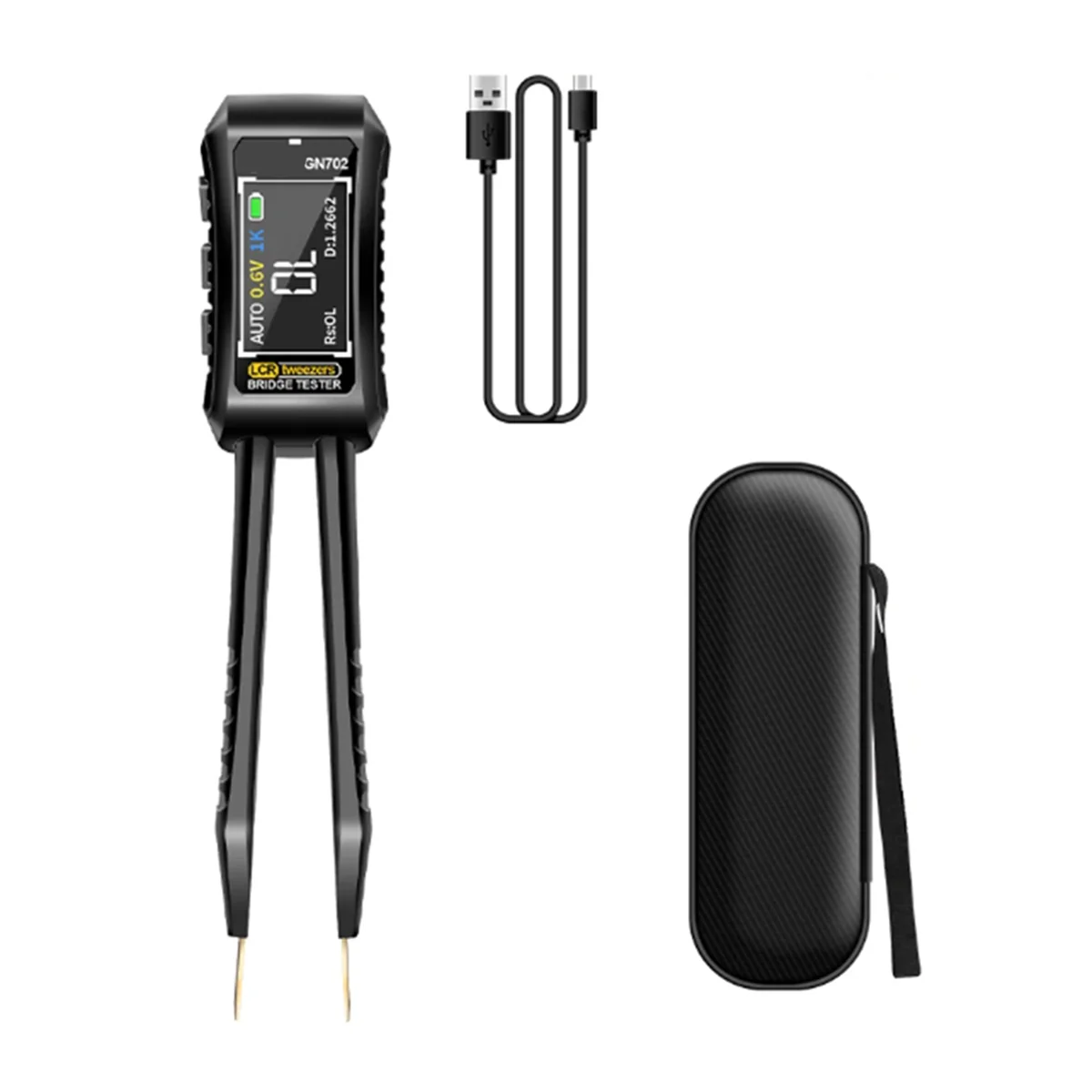 

LCR Digital Bridge Multimeter Smart SMD Tester High-Precision Resistance Capacitance Meter Diode Inductance Tester Tools