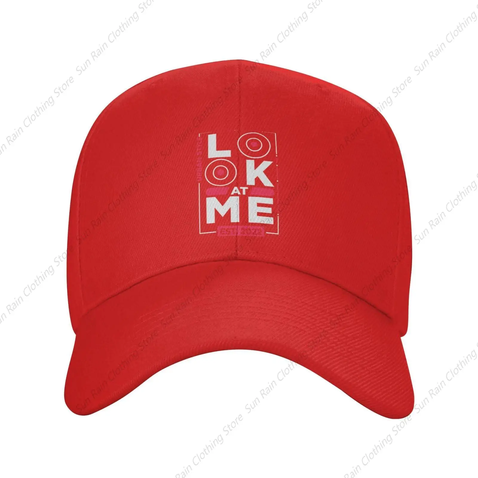 Urban Style Look at Me Est 2022 Trucker Baseball Cap for Men Women Golf Hats Adjustable Dad Hat