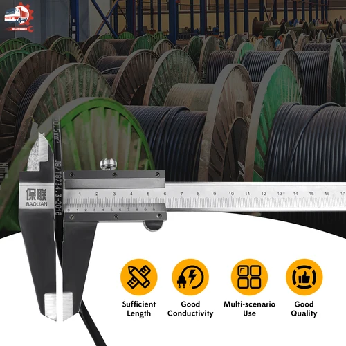 Imagen 2 del producto AOHEWEI Cable para camión remolque 2 núcleos 2/5/10/20/30/40/50/60m cobre puro Pvc negro Cable de alimentación accesorios para coches