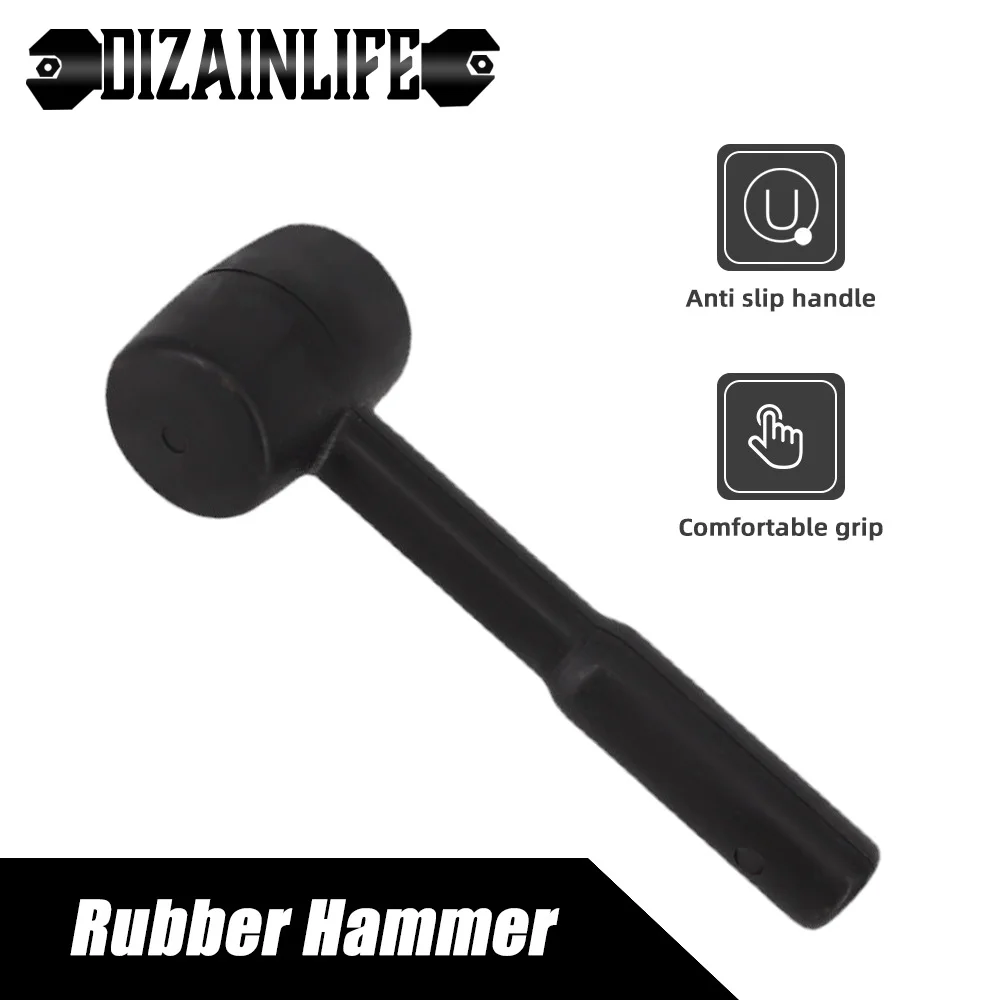 1Pc Rubber Hammer Small Packing Hammer Multi-Functional Tool Hammer Plastic Hammer Industrial Hand Tool Gift Hammer For DIY