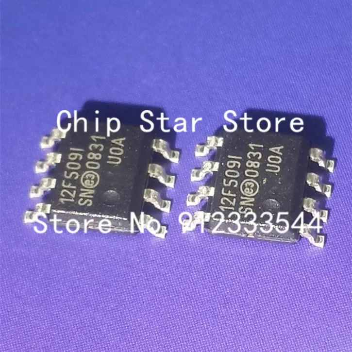 5-100pcs  PIC12F509-I/SN PIC12F509T-I/SN PIC12F509 SOIC8  8Bit Microcontrollers MCU 100%New And Original