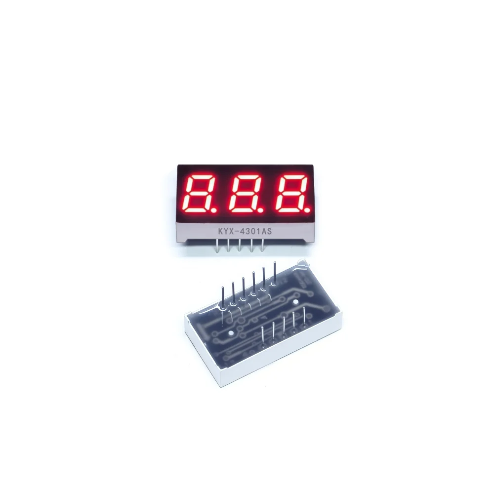 10PCS 0.4-inch 3-digit numeric tube 30mmX16mm digital display 